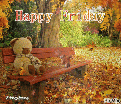Happy Friday Fall GIF - HappyFriday Fall Autumn - Discover & Share GIFs