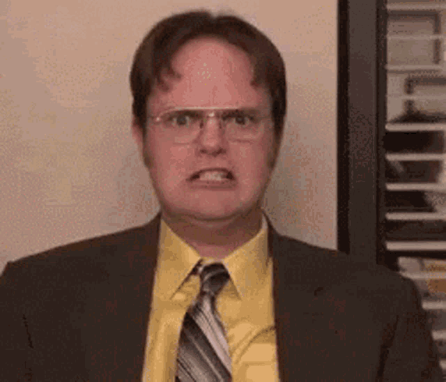 Dwight Yelling GIF Dwight Yelling Mad Discover & Share GIFs