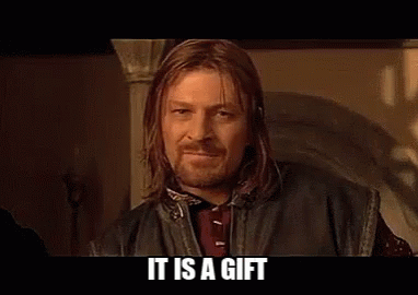 Boromir Gift GIF - Boromir Gift LordOfTheRings GIFs