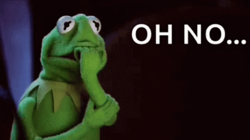 Oh No Kermit GIF - OhNo Kermit Nervous - Discover &amp; Share GIFs