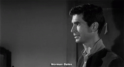 Psycho Norman Bates GIF - Psycho NormanBates Smile - Descubre ...