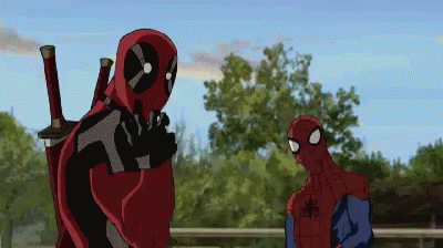 Spiderman Spideypool Gifs Tenor
