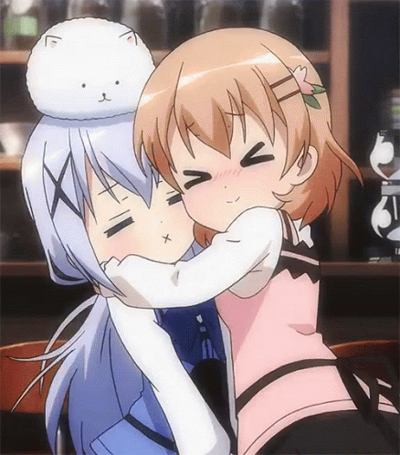 Anime Hugging Gif - Anime hug gif gifs search | find, make & share