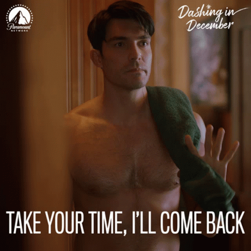 Take some time off. Гифка i'll come back.