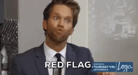 Image result for red flag gif