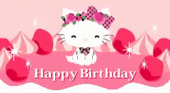Birthday Happy Birthday Gif Birthday Happybirthday Hellokitty Discover Share Gifs