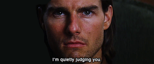 I&#39;m Quietly Judging You GIF - Magnolia Tom Cruise - Discover &amp; Share GIFs