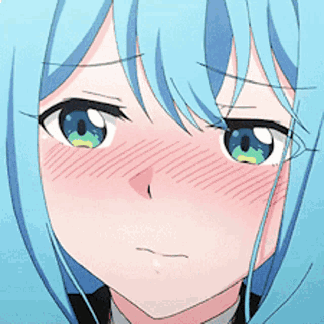 Anime Girl Blue Haired GIF AnimeGirl BlueHaired Discover & Share GIFs
