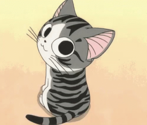 Cute Anime Cat Gif GIF - CuteAnimeCatGif - Discover & Share GIFs