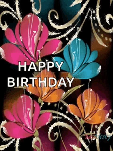 Happy Birthday Colorful GIF - HappyBirthday Colorful Greetings ...