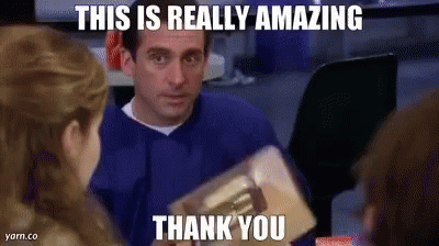 the office steve carrell gif theoffice stevecarrell really the office thank you