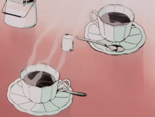 Anime Tea GIF - Anime Tea Coffee - Discover & Share GIFs