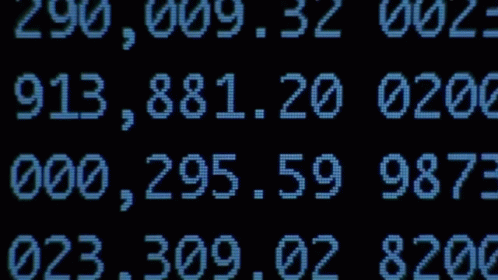 Number Scrolling Gif