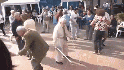 Guy Gif Old Tumblr With Canes Dancing