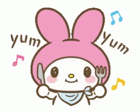 My Melody Yum GIF - MyMelody Yum Hungry - Descubre & Comparte GIFs