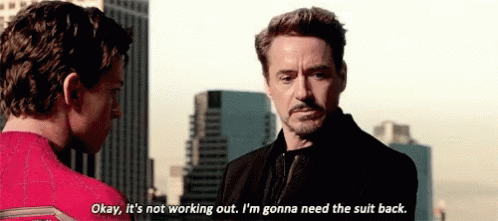Not Working Out Peter Parker GIF - NotWorkingOut PeterParker RobertDowneyJr - Discover & Share GIFs