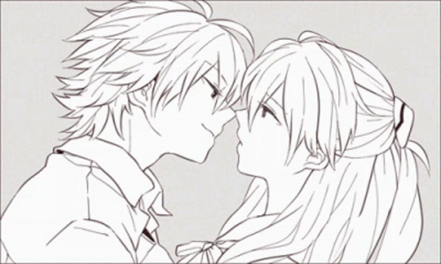 Anime Kiss Drawings