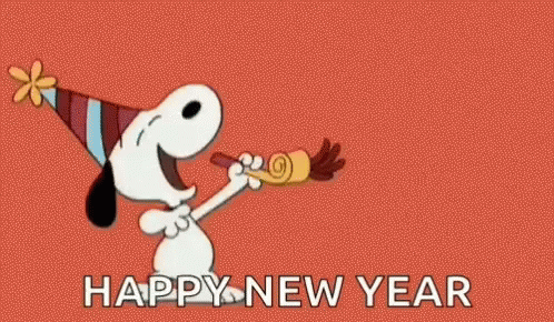 Happy New Year Snoopy GIF - HappyNewYear Snoopy GIFs