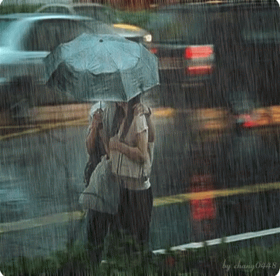 Image result for raining umbrella gif