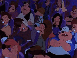 Image result for gif snoring audience