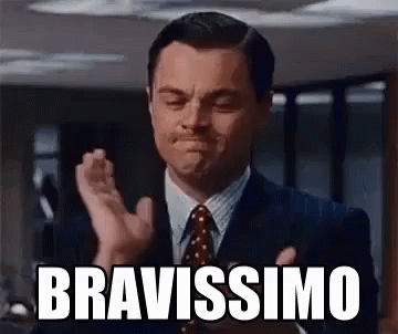 Bravissimo Bravissima Bravissimi Brava Bravo Bravi Leonardo DiCaprio GIF -  Bravissimo Bravissima Bravissimi - Discover & Share GIFs