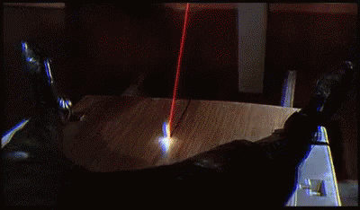 Resultado de imagen de james bond sean connery laser gif