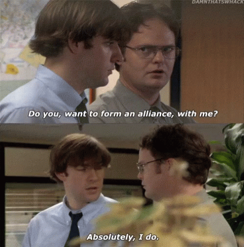 Alliance Dwight Shrute GIF - Alliance DwightShrute Jim GIFs