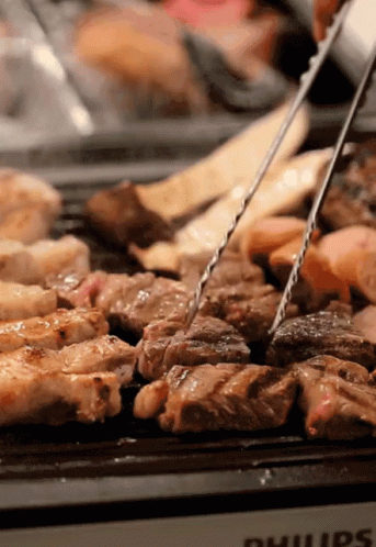 바베큐 바비큐 고기 철판 굽기 굽다 삼겹살 지글지글 GIF - Bbq Barbecue Korean - Discover & Share GIFs