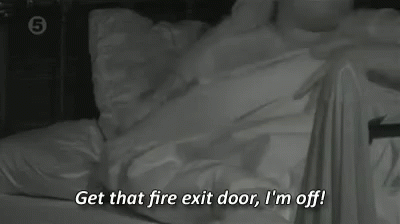 Gemma Collins Fire Exit GIF - GemmaCollins FireExit Sleepy - Discover &amp; Share GIFs