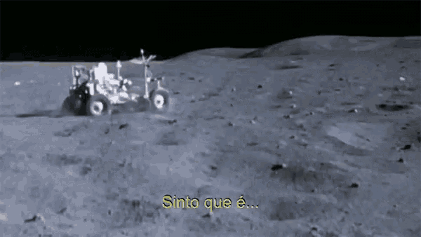 moon buggy on the moon