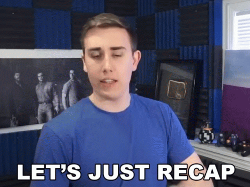 Image result for Let's recap gif