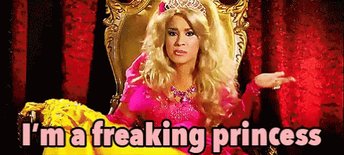 Image result for im a princess gif