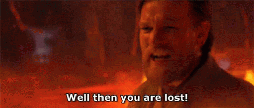 Image result for obi wan gif you really are lost
