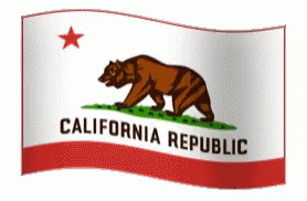 California Flag GIF - California Flag Bear - Discover & Share GIFs