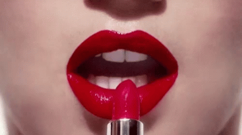 Image result for red lips gif