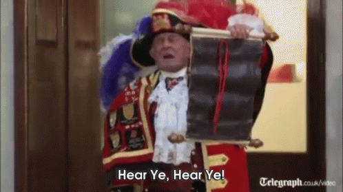 Image result for town crier gifs