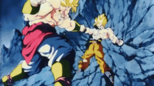 Goku Broly GIF - Goku Broly Fight - Discover & Share GIFs