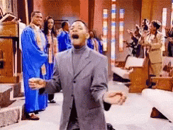 Image result for church the fresh prince gif
