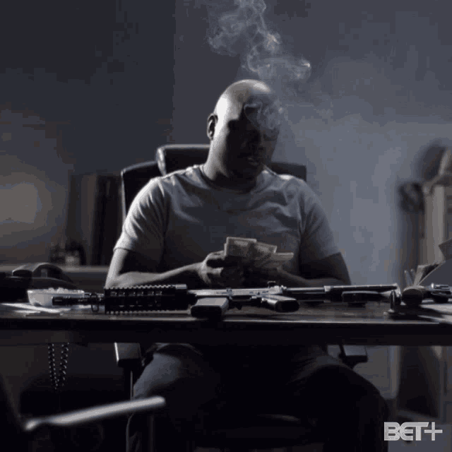Rapper Counting Money Gif