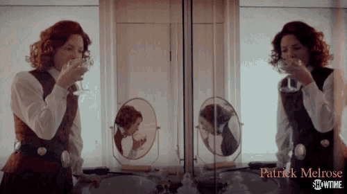Drink Mirror GIF - Drink Mirror Reflection - Discover & Share GIFs
