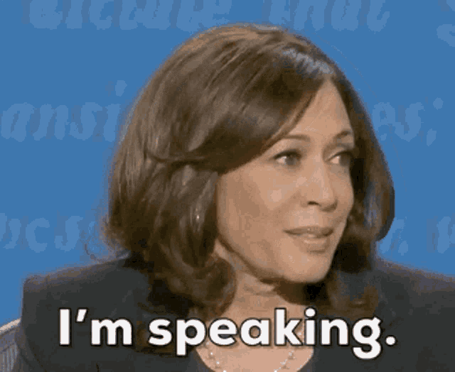 Im Speaking Kamala GIF - ImSpeaking Speaking Kamala GIFs