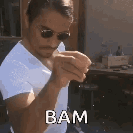 Bam Salt Bae GIF - Bam SaltBae Sprinkle - Discover & Share GIFs