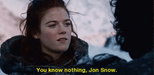 You Know Nothing John Snow GIFs | Tenor