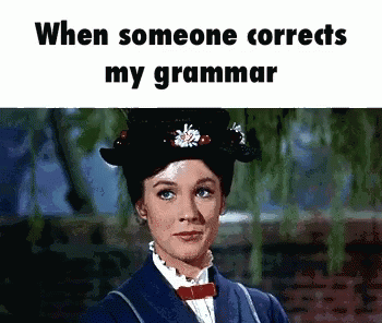 Image result for no grammar gif