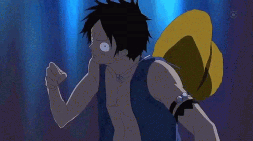 Luffy Punches Kaido Gif