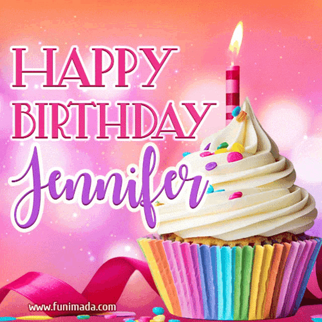 Happy Birthday Happy Birthday Jennifer GIF HappyBirthday