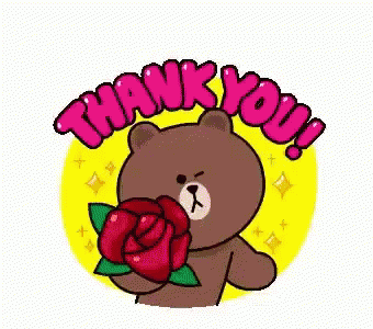 teddy bear thank you