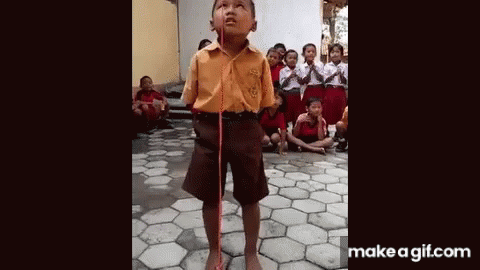 excited funny face gif