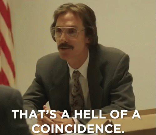 Coincidence GIF - MatthewMcConaughey DallasBuyersClub Coincidence GIFs