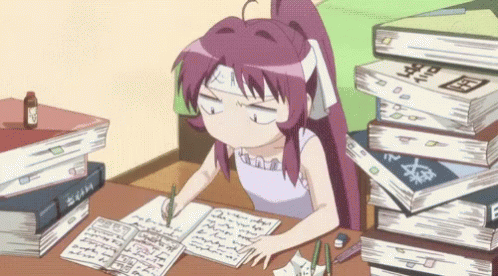 Anime Studying Gif Anime Studying Gif